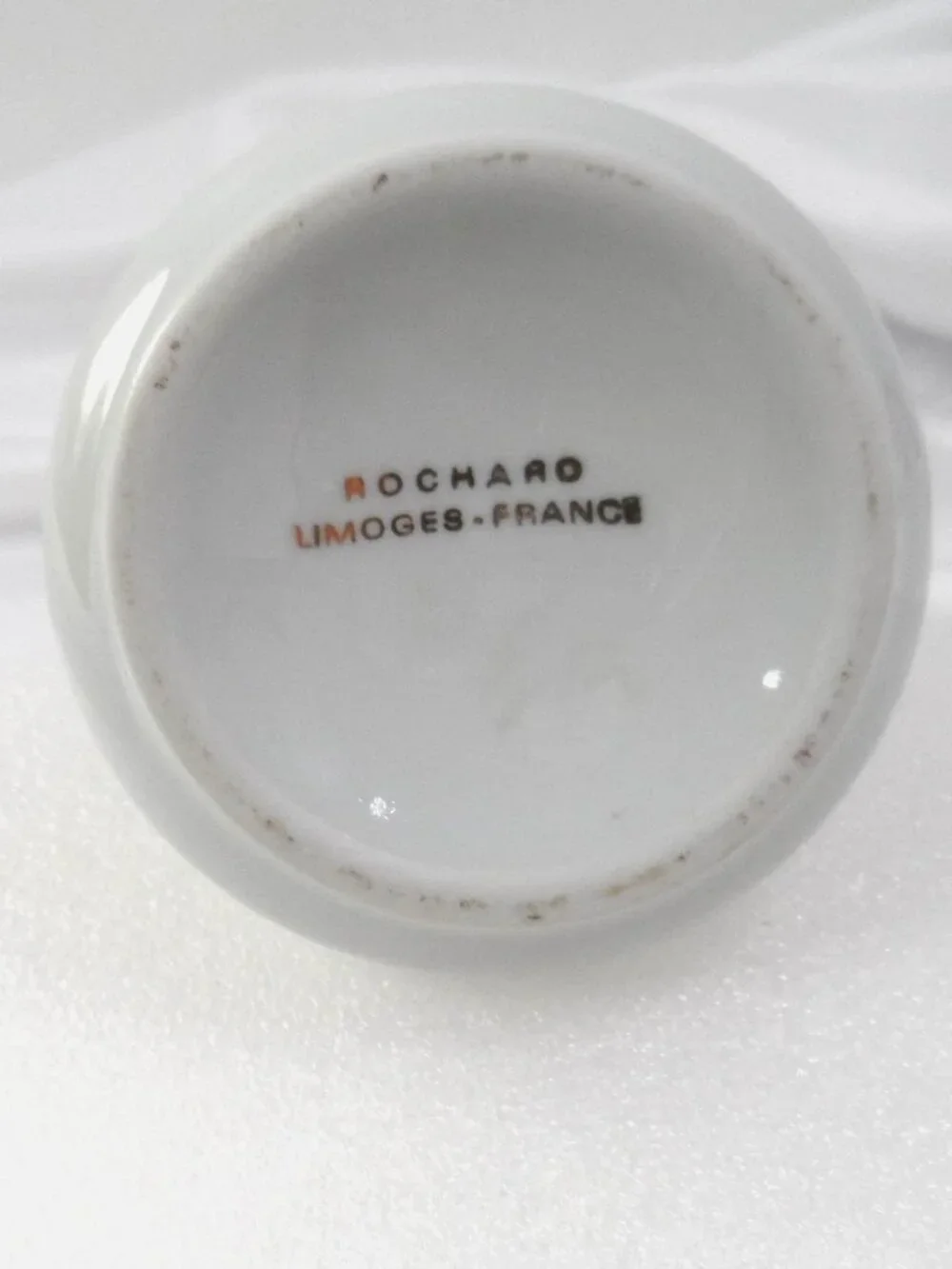 Vintage Bud Vase Rochard Limoges France Porcelain Floral + Peacock 7.75